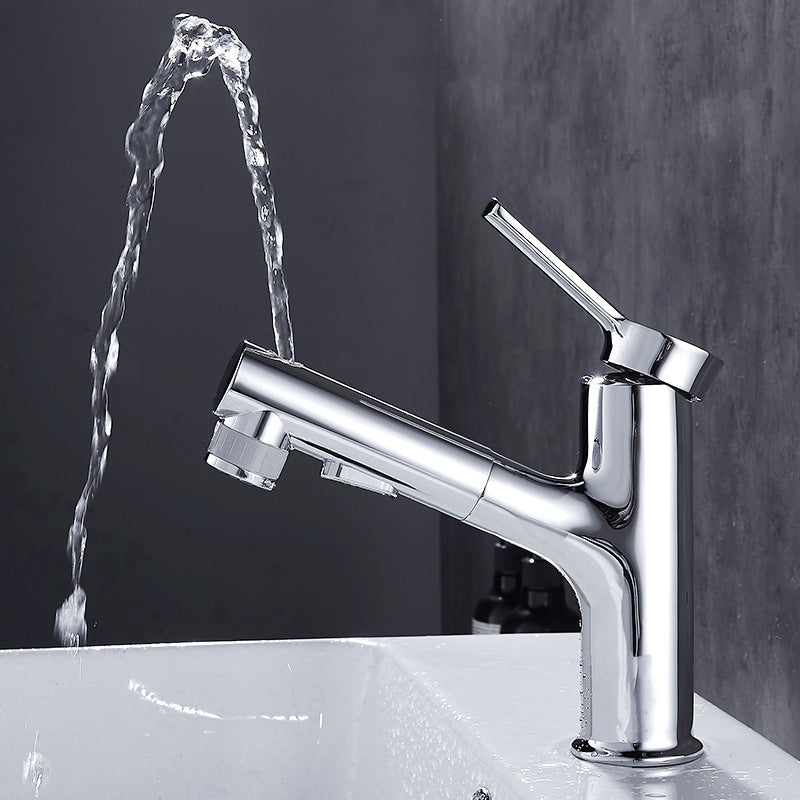 Lisslune | Contemporary Pull-out Sink Faucet with Lever Handle
