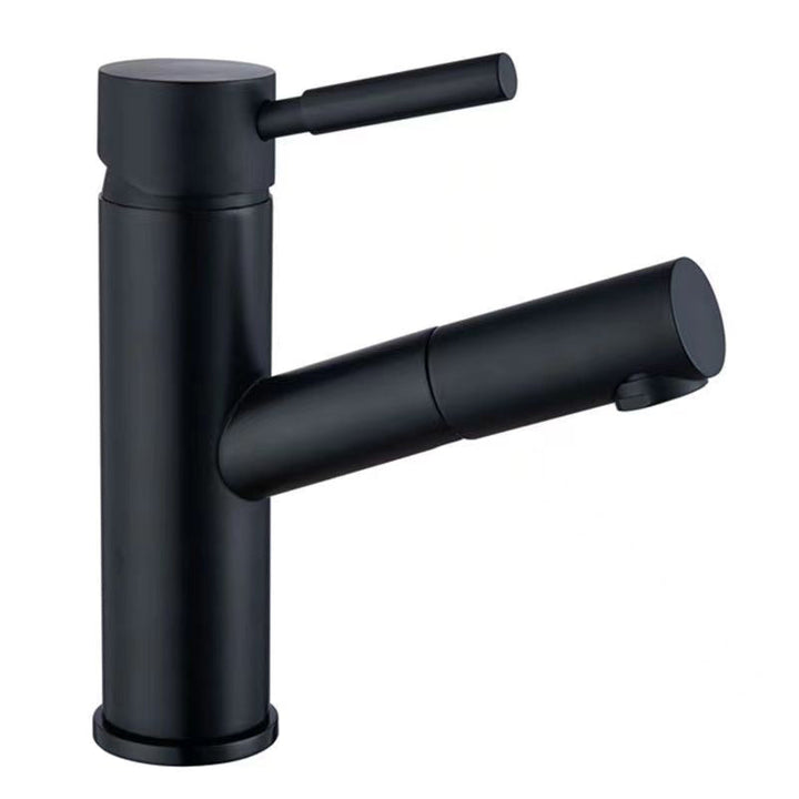 Lisslune | Pull-out Faucet Contemporary Single Lever Faucet with Swivel Spout