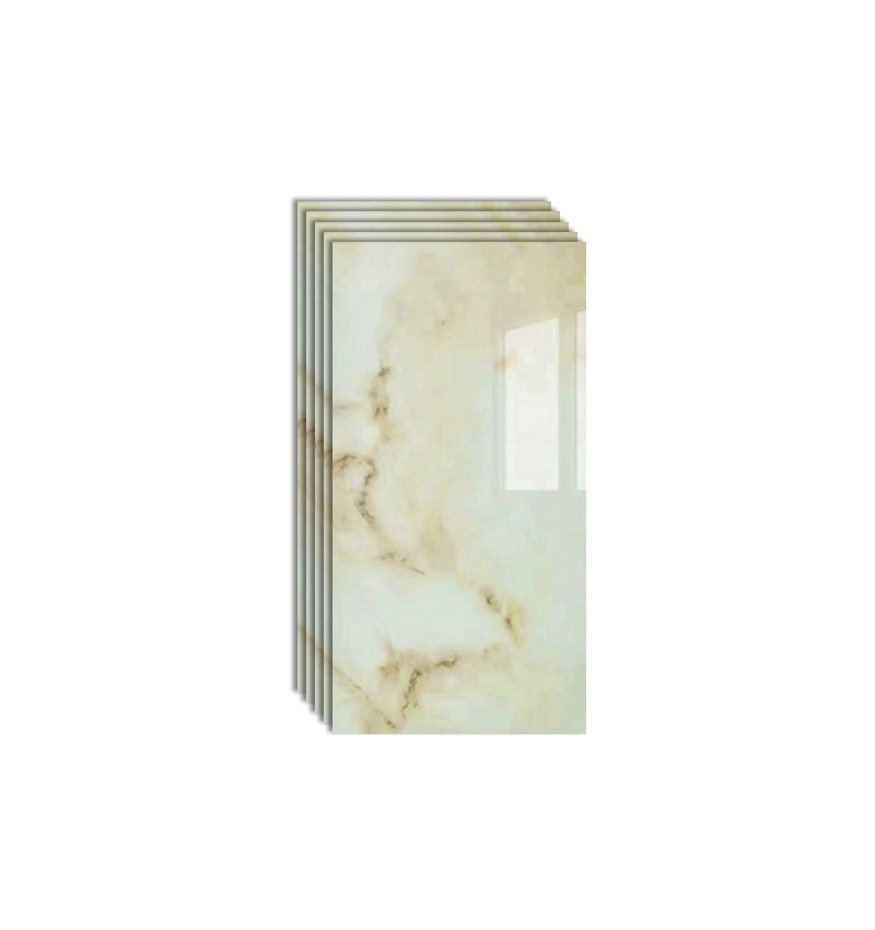 Lisslune | Plastic Peel and Stick Back Wall Single Tile Rectangular Wallpaper
