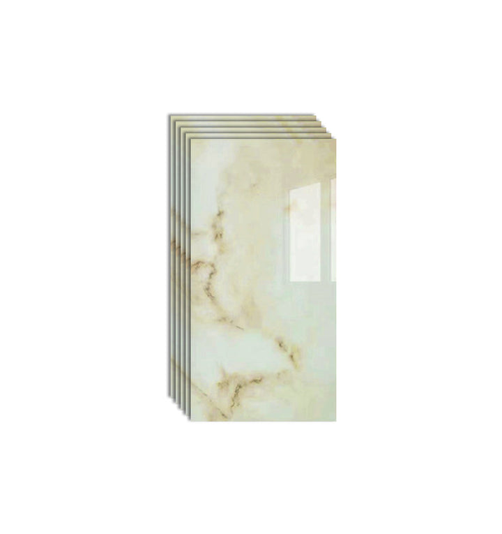Lisslune | Plastic Peel and Stick Back Wall Single Tile Rectangular Wallpaper