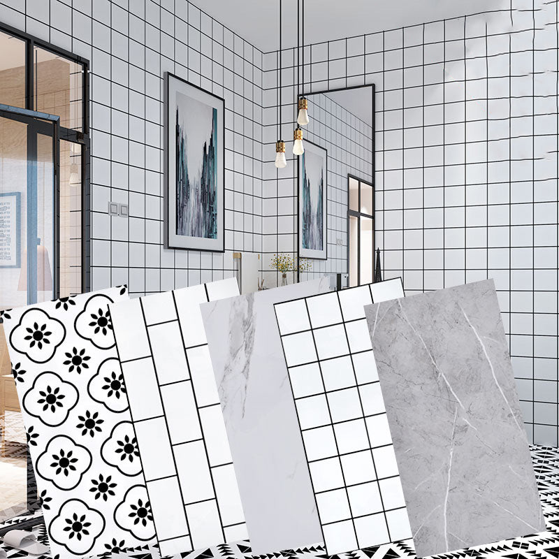 Lisslune | Field Tile Peel and Stick Back Plate Plastic Peel and Stick Back Plate with Waterproof