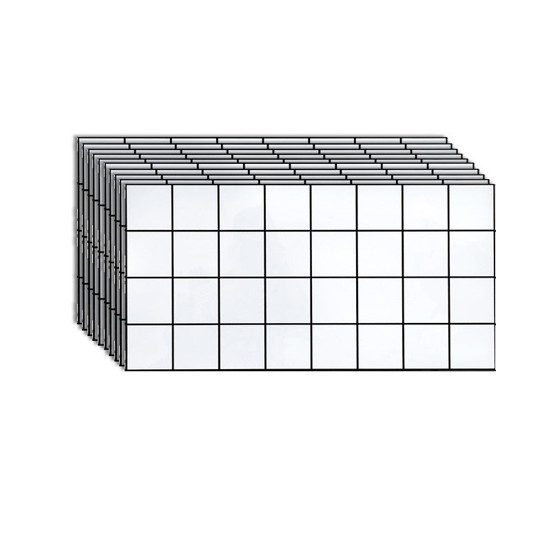 Lisslune | Field Tile Peel and Stick Back Plate Plastic Peel and Stick Back Plate with Waterproof