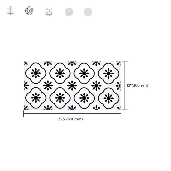 Lisslune | Field tile Peel and Stick backing plate Plastic Peel and Stick backing plate with waterproof