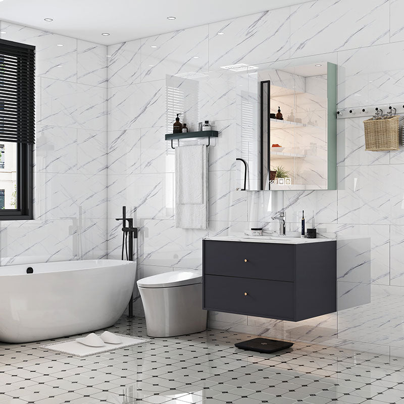 Lisslune | Modern PVC Peel and Stick Wall Tile Single Plate Wallpaper with Rectangular Shape