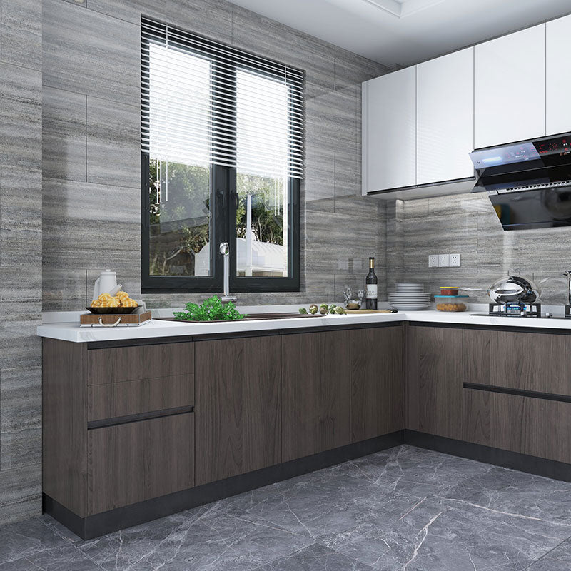 Lisslune | Modern PVC Peel and Stick Wall Tile Single Plate Wallpaper with Rectangular Shape