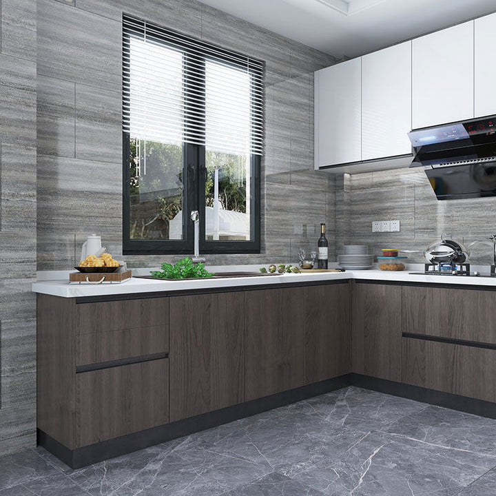 Lisslune | Modern PVC Peel and Stick Wall Tile Single Plate Wallpaper with Rectangular Shape