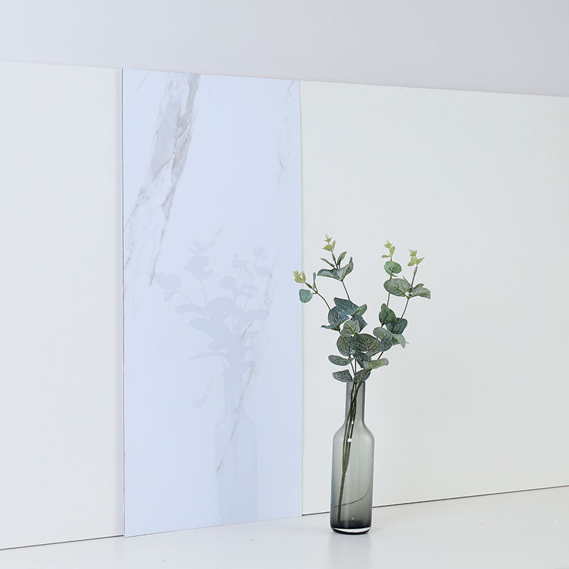 Lisslune | Modern PVC Peel and Stick Wall Tile Single Plate Wallpaper with Rectangular Shape