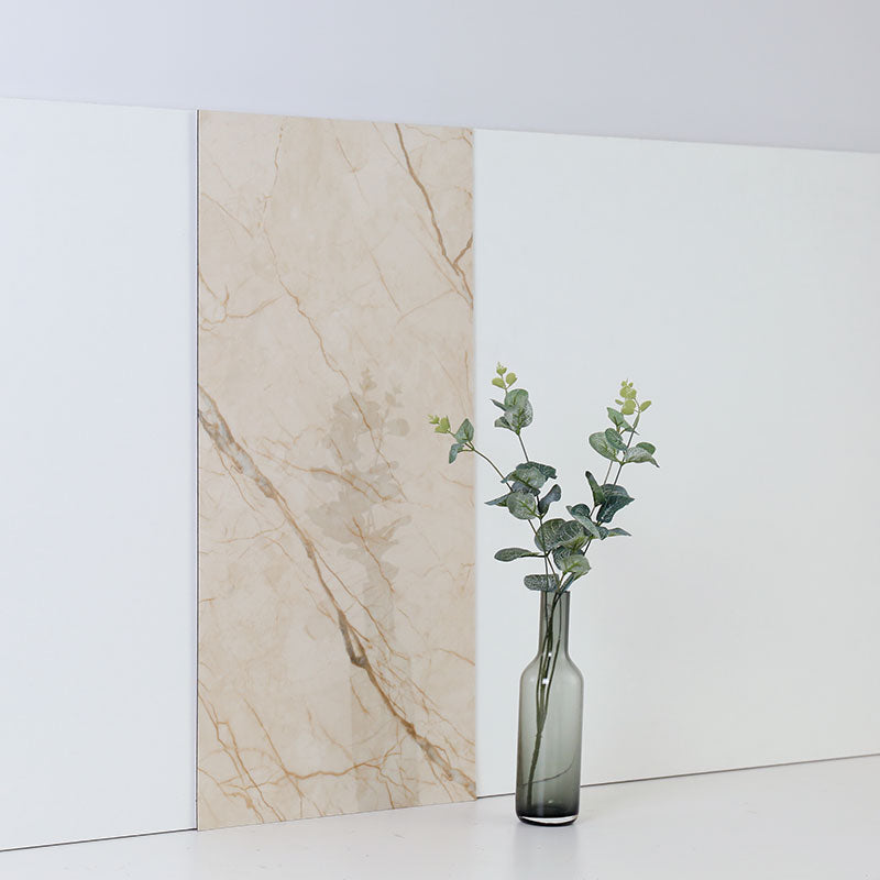 Lisslune | Modern PVC Peel and Stick Wall Tile Single Plate Wallpaper with Rectangular Shape