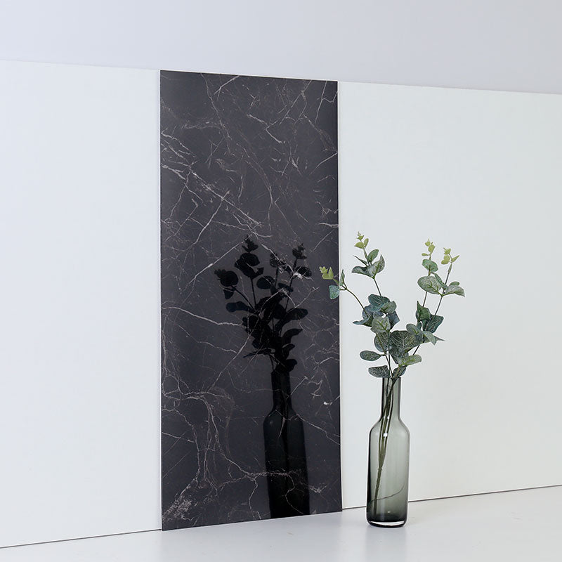 Lisslune | Modern PVC Peel and Stick Wall Tile Single Plate Wallpaper with Rectangular Shape