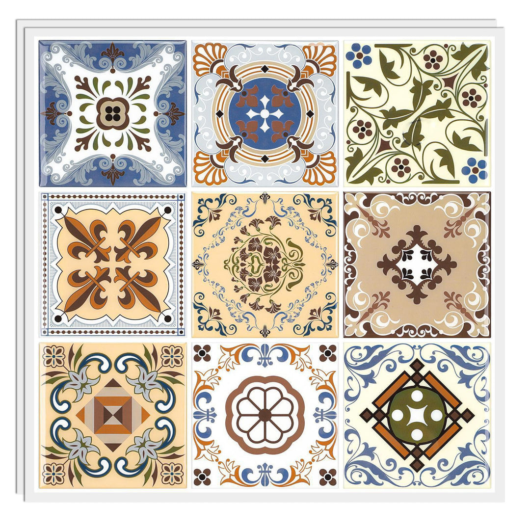 Lisslune | Mosaic tiles for peeling and sticking Modern style wallpaper with square shape