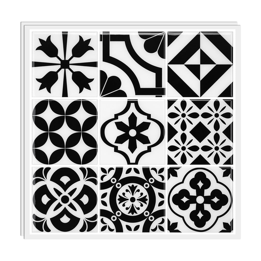 Lisslune | Mosaic tiles for peeling and sticking Modern style wallpaper with square shape