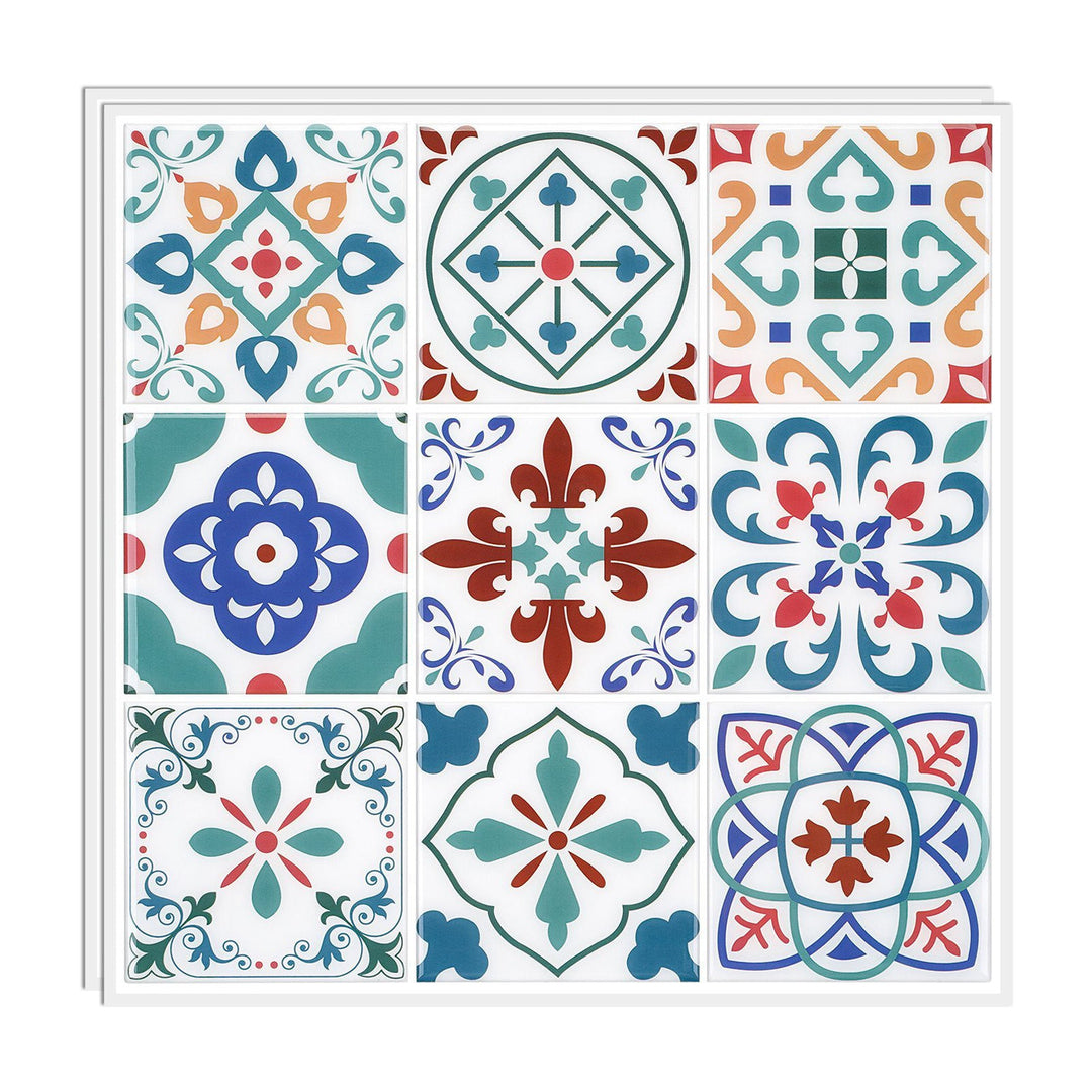 Lisslune | Mosaic tiles for peeling and sticking Modern style wallpaper with square shape