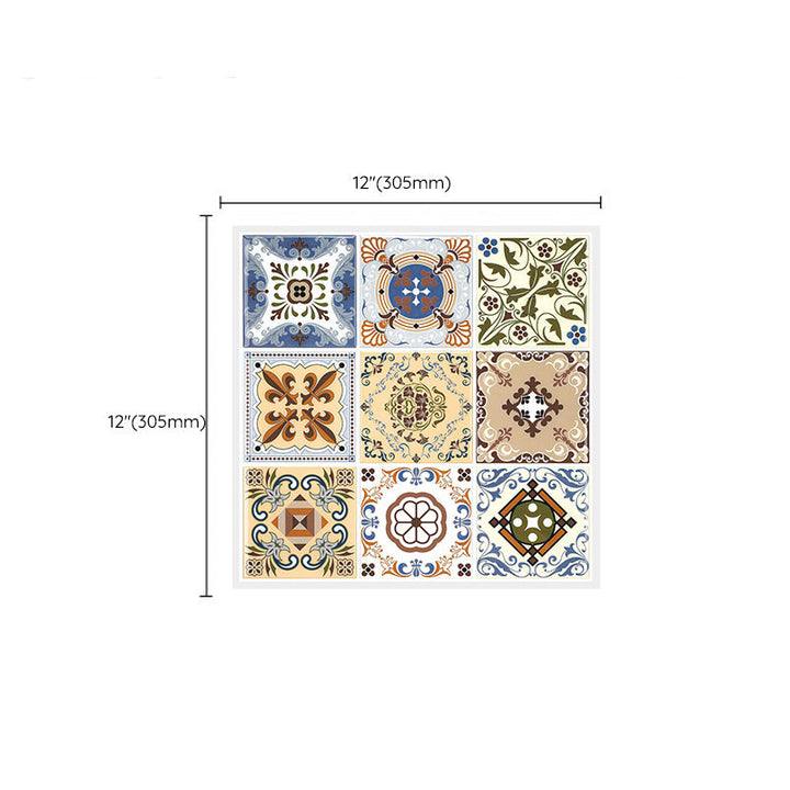 Lisslune | Mosaic tiles for peeling and sticking Modern style wallpaper with square shape