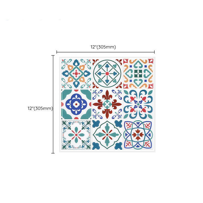 Lisslune | Mosaic tiles for peeling and sticking Modern style wallpaper with square shape