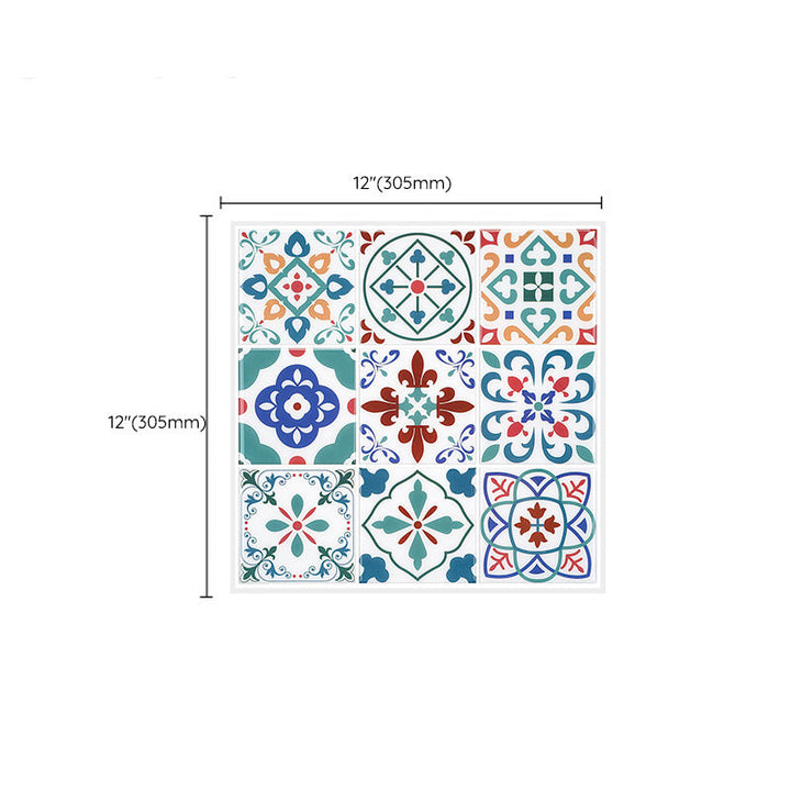Lisslune | Mosaic tiles for peeling and sticking Modern style wallpaper with square shape