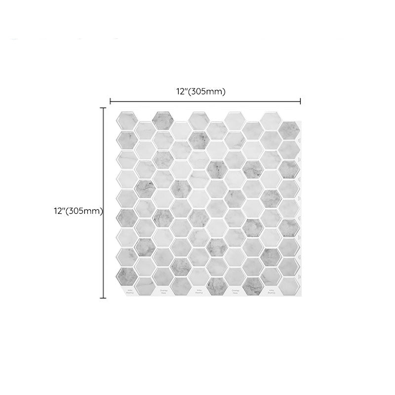Lisslune | Mosaic tiles for peeling and sticking Modern style wallpaper with square shape