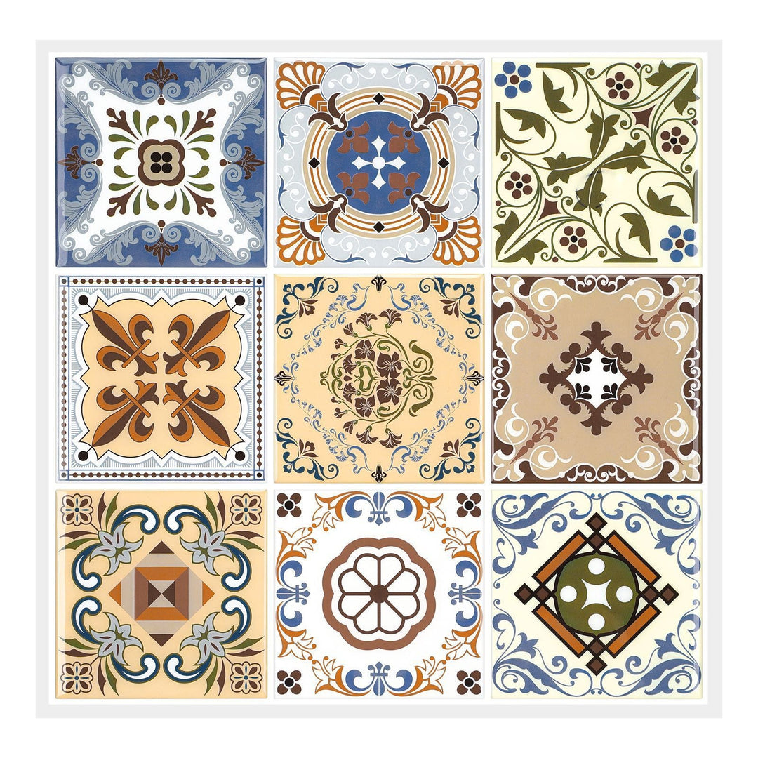 Lisslune | Mosaic Tile Peel and Stick Wall Tile Modern Wallpaper with Waterproof