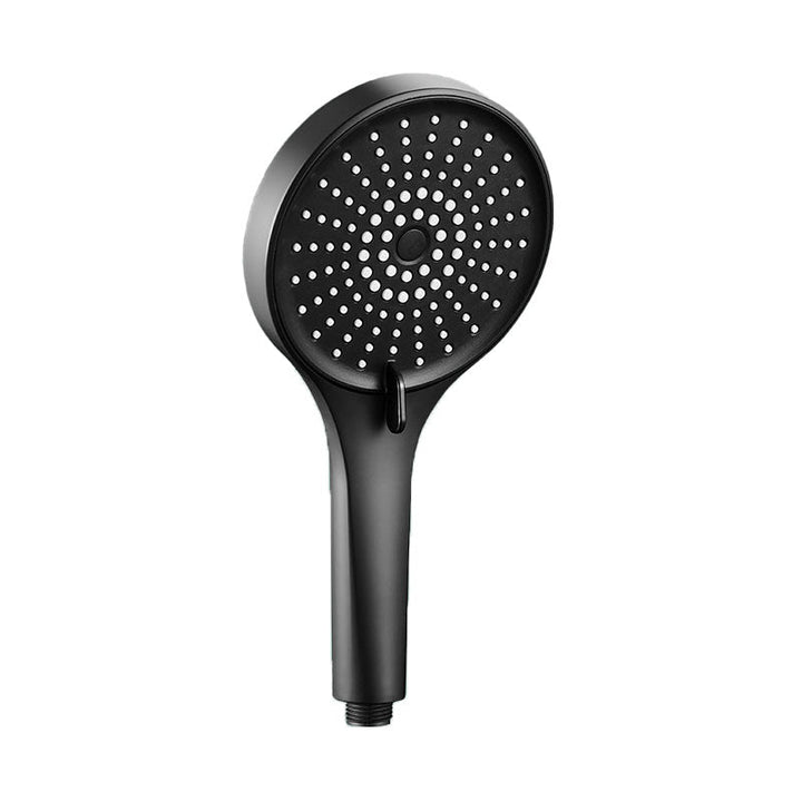Lisslune | Plastic Hand Shower Round Handheld Showerhead with Self-Cleaning