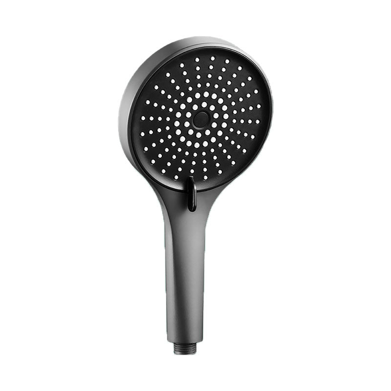 Lisslune | Plastic Hand Shower Round Handheld Showerhead with Self-Cleaning