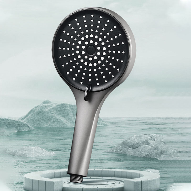 Lisslune | Plastic Hand Shower Round Handheld Showerhead with Self-Cleaning