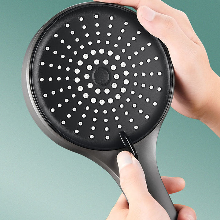 Lisslune | Plastic Hand Shower Round Handheld Showerhead with Self-Cleaning