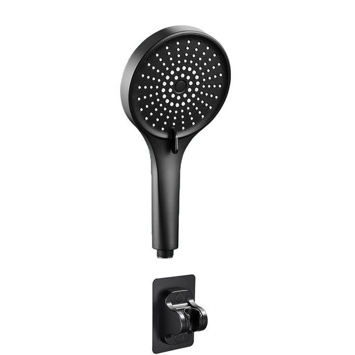 Lisslune | Plastic Hand Shower Round Handheld Showerhead with Self-Cleaning