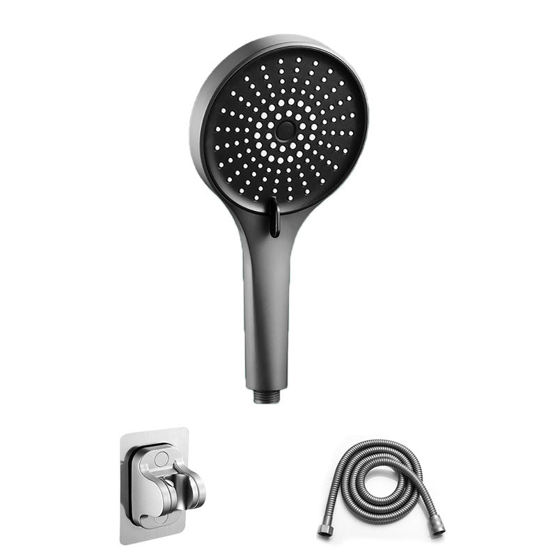Lisslune | Plastic Hand Shower Round Handheld Showerhead with Self-Cleaning