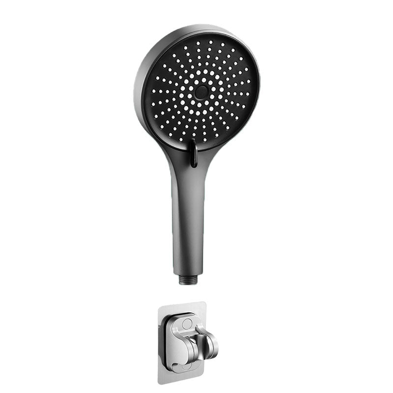 Lisslune | Plastic Hand Shower Round Handheld Showerhead with Self-Cleaning