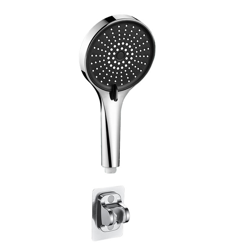 Lisslune | Plastic Hand Shower Round Handheld Showerhead with Self-Cleaning