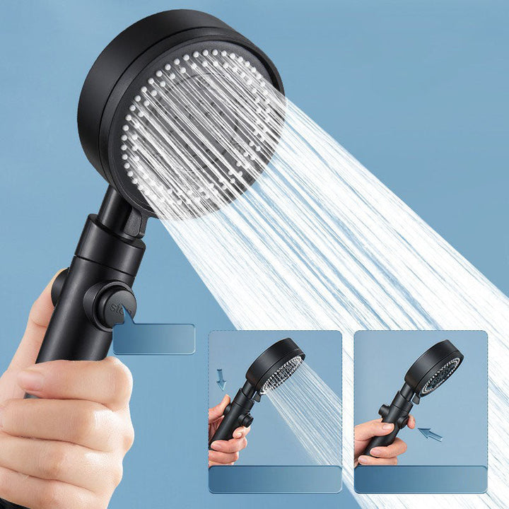 Lisslune | Contemporary Handheld Shower Plastic Round Hand Shower with Self-Cleaning