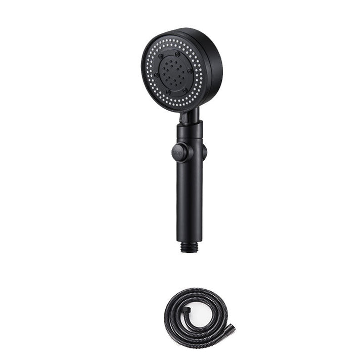 Lisslune | Contemporary Hand Shower Plastic Round Hand Shower with Self-Cleaning