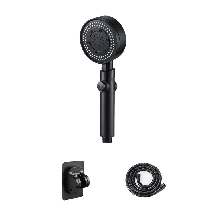 Lisslune | Contemporary Handheld Shower Plastic Round Hand Shower with Self-Cleaning