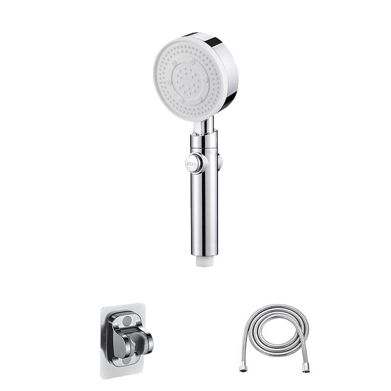 Lisslune | Contemporary Hand Shower Plastic Round Hand Shower with Self-Cleaning