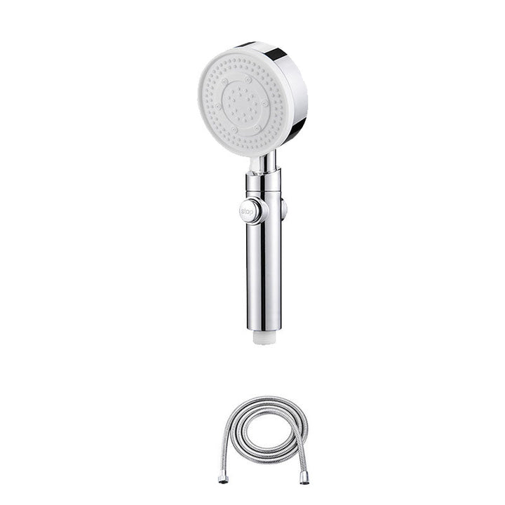 Lisslune | Contemporary Hand Shower Plastic Round Hand Shower with Self-Cleaning