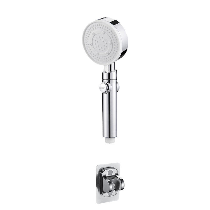 Lisslune | Contemporary Hand Shower Plastic Round Hand Shower with Self-Cleaning