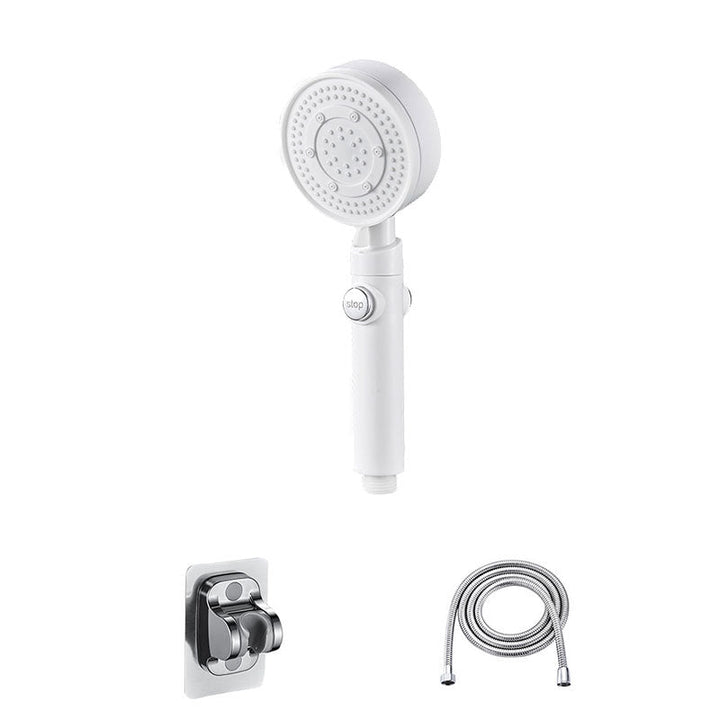 Lisslune | Contemporary Hand Shower Plastic Round Hand Shower with Self-Cleaning