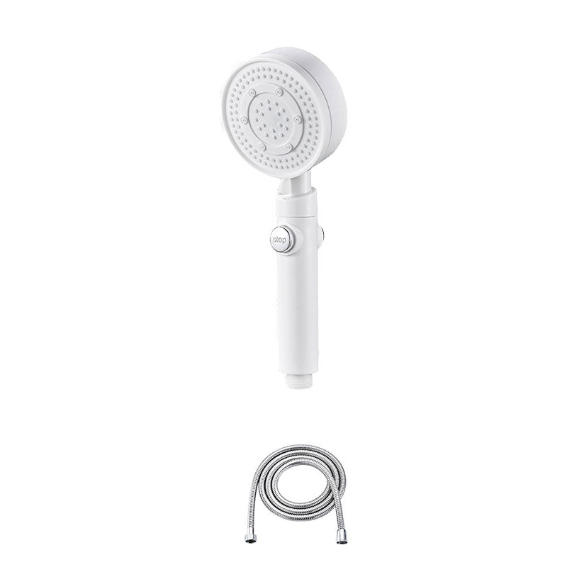 Lisslune | Contemporary Handheld Shower Plastic Round Hand Shower with Self-Cleaning