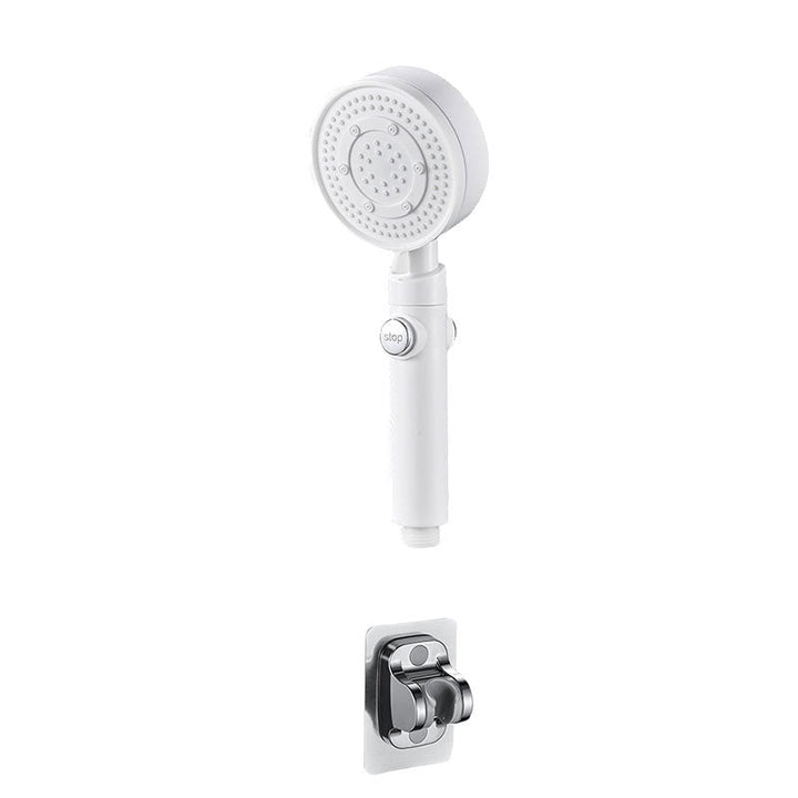 Lisslune | Contemporary Hand Shower Plastic Round Hand Shower with Self-Cleaning