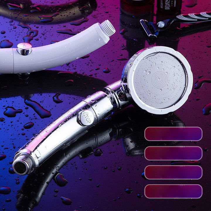 Lisslune | Contemporary Shower Combination Hand Shower Plastic Wall Mount Round Shower Head Combination