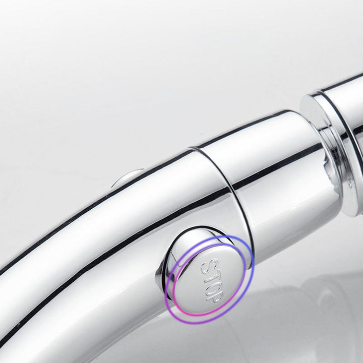 Lisslune | Contemporary Shower Combination Hand Shower Plastic Wall Mount Round Shower Head Combination