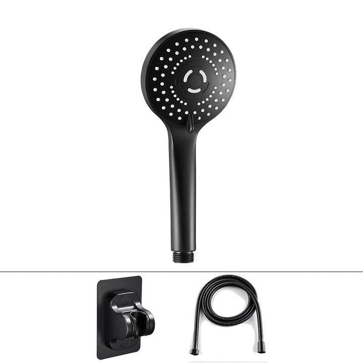 Lisslune | Plastic Hand Shower Adjustable Spray Pattern Hand Shower with Round Shape
