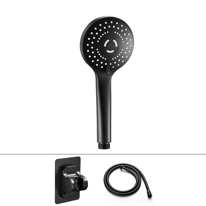 Lisslune | Plastic Hand Shower Adjustable Spray Pattern Hand Shower with Round Shape