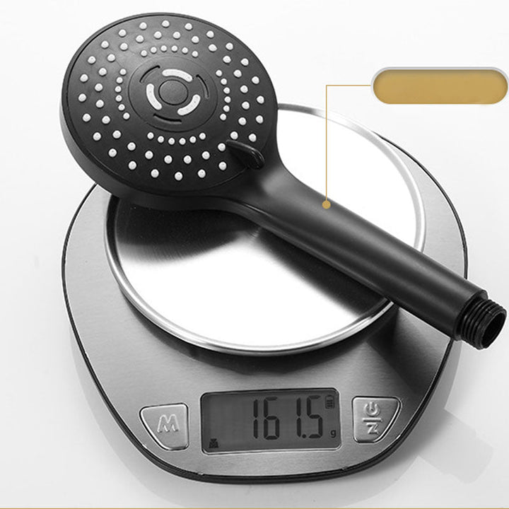 Lisslune | Plastic Hand Shower Adjustable Spray Pattern Hand Shower with Round Shape