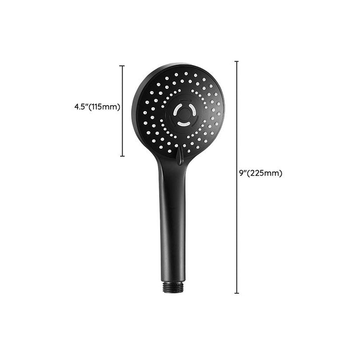 Lisslune | Plastic Hand Shower Adjustable Spray Pattern Hand Shower with Round Shape