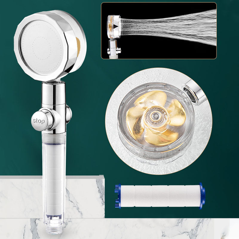 Lisslune | Modern Shower Head Handheld Shower Head Plastic Wall Mount Round Shower Head Combo