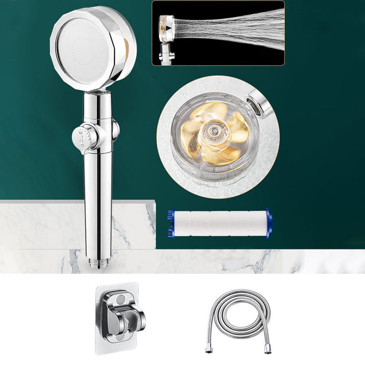 Lisslune | Modern Shower Head Handheld Shower Head Plastic Wall Mount Round Shower Head Combo