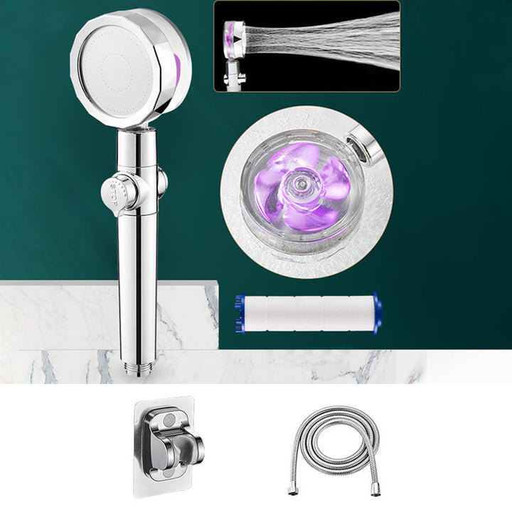 Lisslune | Modern Shower Head Handheld Shower Head Plastic Wall Mount Round Shower Head Combo