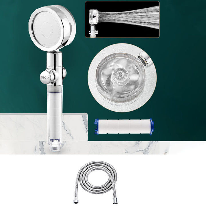 Lisslune | Modern Shower Head Handheld Shower Head Plastic Wall Mount Round Shower Head Combo