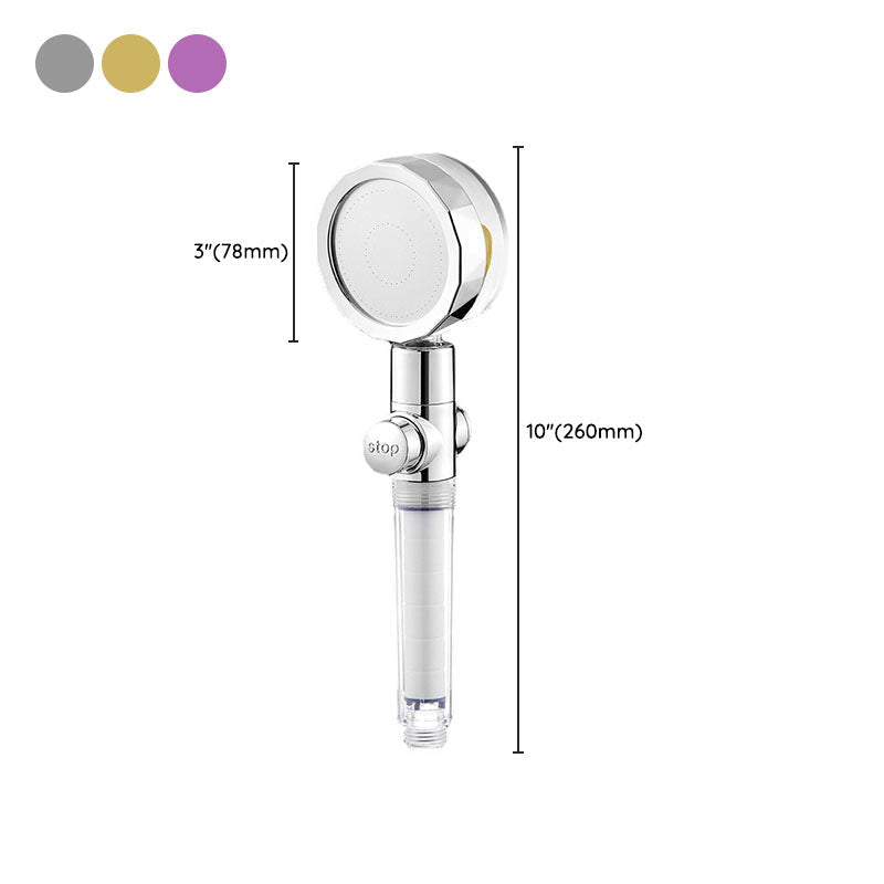 Lisslune | Modern Shower Head Handheld Shower Head Plastic Wall Mount Round Shower Head Combo