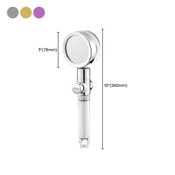 Lisslune | Modern Shower Head Handheld Shower Head Plastic Wall Mount Round Shower Head Combo